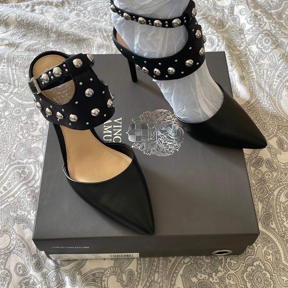 Vince Camuto black high heel size 8